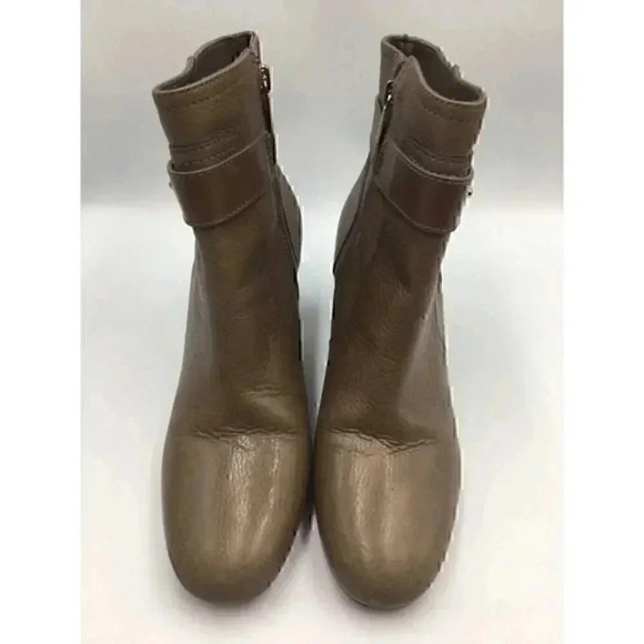 Tory Burch Bootie‎ 9.5 M brown women's shoes Mid-Heel  - Picture 6 of 8